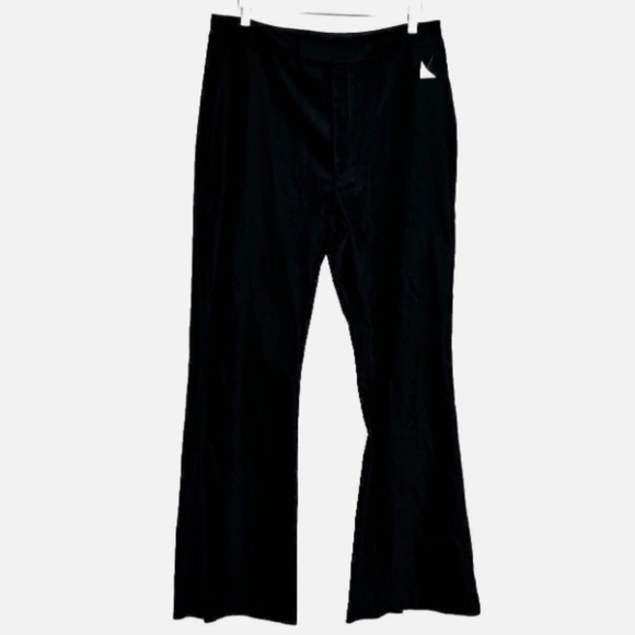 TED BAKER London Woman Back Slit Hem Wide Leg Velvet Pants...